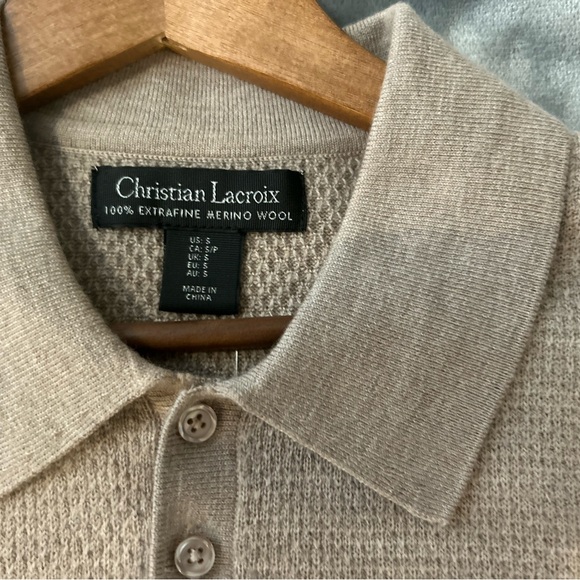 Christian Lacroix Beige Polo Shirt - Picture 5 of 6
